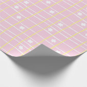 Hanukkah Wrapping Paper "Sweet Pink & Yellow" Cadeaupapier (Hoek)