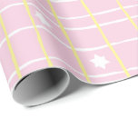 Hanukkah Wrapping Paper "Sweet Pink & Yellow" Cadeaupapier<br><div class="desc">"Hanukkah Gift Wrap "Sweet Pink & Yellow"".  Geniet van mijn nieuwste papieren ontwerp. De prijs is afhankelijk van de keuze uit vier papiertypen en vijf papierformaten. Bedankt voor het stoppen en winkelen. Veel waardering! Chag/Happy Chanukah/Hanukkah!</div>