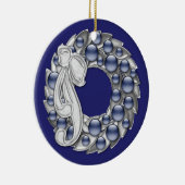 Hanukkah Wreath Keramisch Ornament (Rechts)