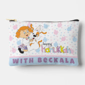 Hanukkah Zeevie en vriend Dreidel Game Etui (Voorkant)