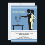 Hanukkah Zwangerschap Aankondiging kaarten 5x7<br><div class="desc">Onze Zwangerschapskaarten kunnen worden verzonden als je jaarlijkse Hanukkah-kaarten,  of worden gebruikt als een unieke manier om je zwangerschap aan te kondigen.</div>