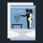 Hanukkah Zwangerschap Aankondiging kaarten 5x7<br><div class="desc">Onze Zwangerschapskaarten kunnen worden verzonden als je jaarlijkse Hanukkah-kaarten,  of worden gebruikt als een unieke manier om je zwangerschap aan te kondigen.</div>