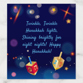 Hanukkiah Happy Hanukkah Jewish Holiday Dreidels