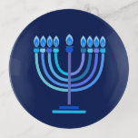 Hanukkiah Happy Hanukkah Jewish Holiday Menorah Sierschaaltjes<br><div class="desc">Chanoeka Symbool. Gelukkig Chanoeka Party Joodse Vakantie Blauwe Menora. Joodse vakantie Chanoeka Decoratie met traditionele Chanuka decoratief symbool - Marine Blauwe kleur hanukkiah menorah, kandelaar met kaarsen, ster van David en neon blauwe gloeiende lichten illustratie. Chanoeka Festival van lichten Evenement Decoratie. Jeruzalem, Israël. Home > Home Decor > Home Accenten...</div>