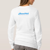 Hanukkiah Happy Hanukkah Jewish Holiday Menorah T-shirt (Achterkant)