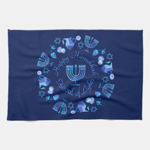 Hanukkiah Happy Hanukkah Jewish Holiday Menorah Theedoek