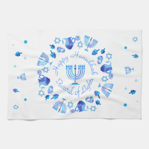 Hanukkiah Happy Hanukkah Jewish Holiday Menorah Theedoek