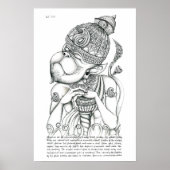 Hanuman, aap God Poster (Voorkant)