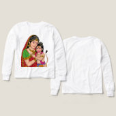 Hanuman & Anjana Mata T-shirt (Voorkant /achterkant)
