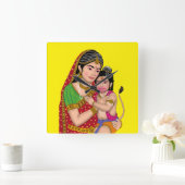 Hanuman & Anjana Mata Wandklok (Huis)