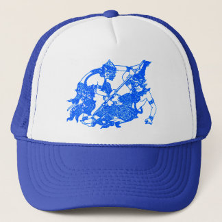 HANUMAN - BESTRIJDING VAN BUDDHIST & HINDU GODS. TRUCKER PET