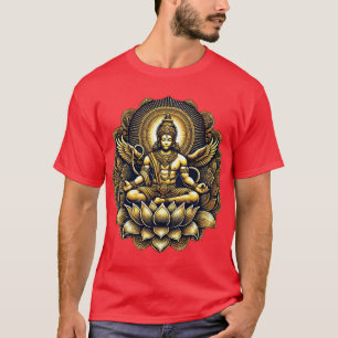 Hanuman: De stralende beschermer in goddelijke har T-shirt