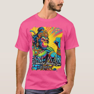 Hanuman hindoeïstische mythologie aapgod spiritual t-shirt