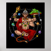 Hanuman Hindu God Poster (Voorkant)