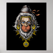 Hanuman Hinduism God Poster (Voorkant)