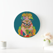 Hanuman Ji Clock | Hindoe Lord Hanuman Spiritueel Grote Klok (Huis)