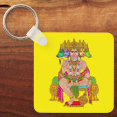 Hanuman Ji Sleutelhanger | Hindoe Lord Hanuman Spi (Voorkant)