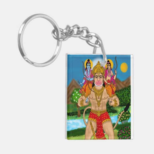 Hanuman Keychain (Voorkant Links)