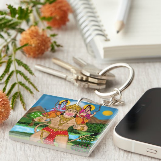 Hanuman Keychain (Voorkant Rechts)