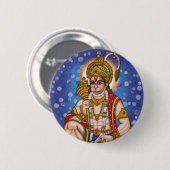 Hanuman-knop Ronde Button 5,7 Cm (Voorkant /achterkant)
