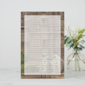 Hanuman Langurs of zwartgelooid, gewoon of grijs Briefpapier (Staand voorkant)