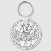 Hanuman Monkey God Sleutelhanger (Voorkant)