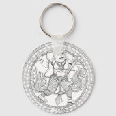 Hanuman Monkey God Sleutelhanger (Voorkant)