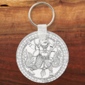 Hanuman Monkey God Sleutelhanger (Voorkant)