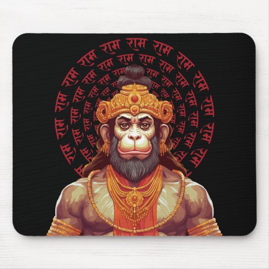 Hanuman Mousepad Muismat (Voorkant)