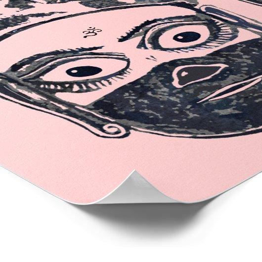 Hanuman Pop Art Poster (Hoek)