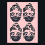 Hanuman Pop Art Poster<br><div class="desc">Hanuman-poster ontworpen door sanskritletters © 2013</div>