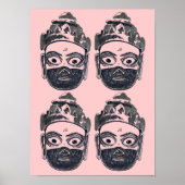 Hanuman Pop Art Poster (Voorkant)