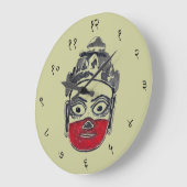 Hanuman Sanskrit Wall Clock Grote Klok (Hoek)