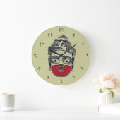 Hanuman Sanskrit Wall Clock Grote Klok (Huis)