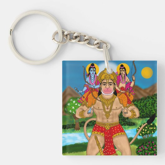 Hanuman-sleutelhanger Sleutelhanger (Voorkant)