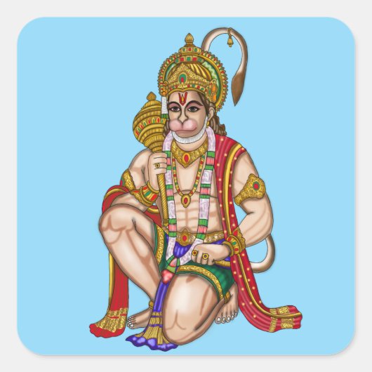 Hanuman Sticker (Voorkant)