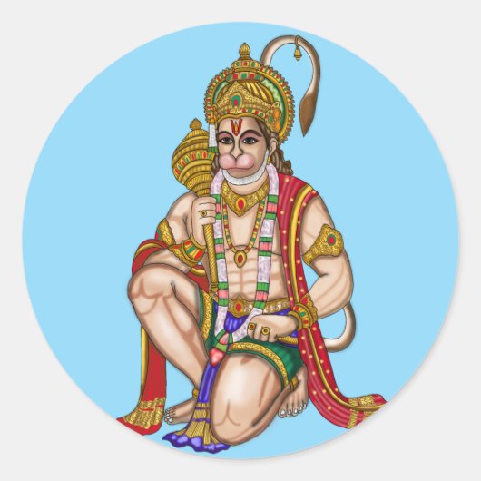 Hanuman Sticker (Voorkant)