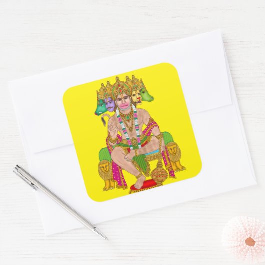 Hanuman Sticker | Hindu Lord Hanuman Spirituele ku (Envelop)