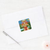 Hanuman-sticker Vierkante Sticker (Envelop)