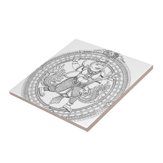 Hanuman Tegeltje (Zijkant)