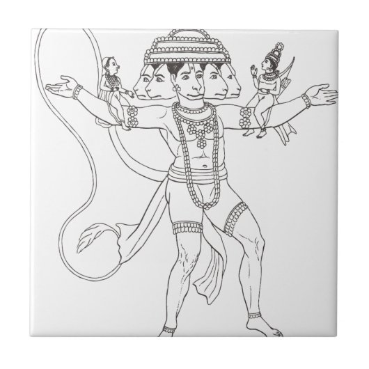 Hanuman Tegeltje (Voorkant)