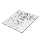 Hanuman Tegeltje (Zijkant)