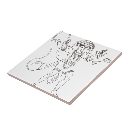 Hanuman Tegeltje (Zijkant)