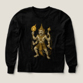 Hanuman Thai Temple T-Shirt – Mythical Warrior Str (Voorkant)
