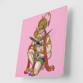 Hanuman wandklok (Hoek)