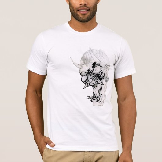 Hanya Mask Sketch T-shirt (Voorkant)