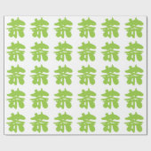 Hanzi/Kanji Language Character Chinese Tea Cadeaupapier (Vlak)