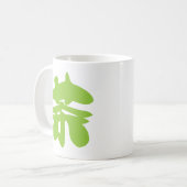 Hanzi/Kanji Language Character Chinese Tea Koffiemok (Voorkant links)