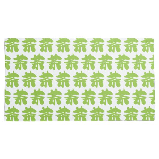 Hanzi/Kanji Language Character Chinese Tea Kussensloop (Voorkant-Rechts)