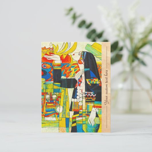 Hao Ping Memorial Ceremonie waterdraak Briefkaart (Staand voorkant)